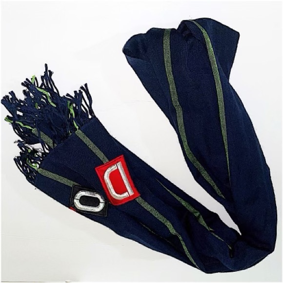 Authentic Dior Rare Galliano Logo Embroidered Pashmina Scarf - Picture 2 of 8